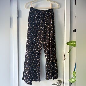 Billabong Black Floral Pants